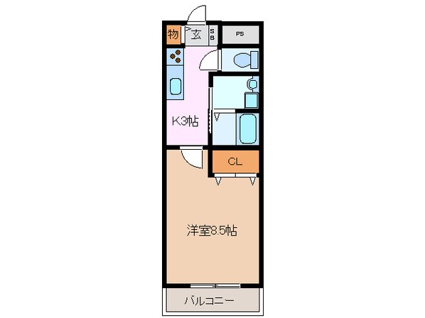 益生駅 徒歩29分 2階の物件間取画像